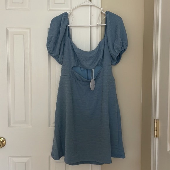 NWT Petal + Pup BAXIE MINI DRESS - BLUE - Picture 7 of 12